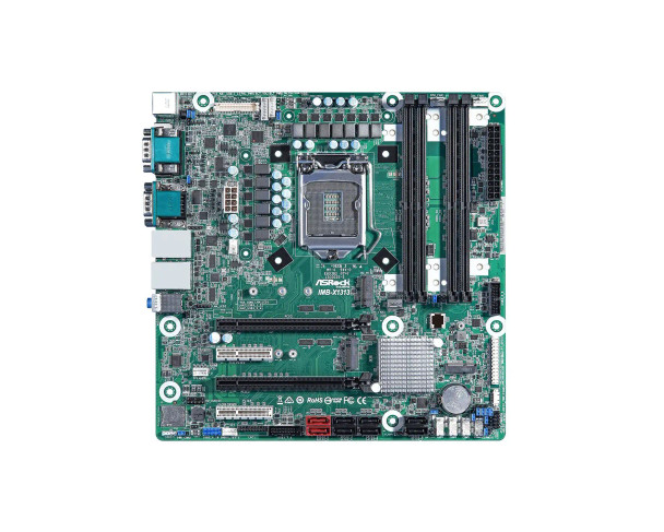 IMB-X1313 - Asrock Supports Xeon Socket LGA1200 DDR4 SATA PCI-Express M.2 Micro-ATX Desktop Motherboard