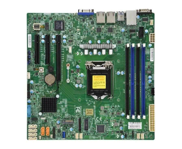 MBD-X11SCL-F-O - Supermicro Supports Core i3 8th/9th Gen/Pentium/Celeron/Xeon E-2100/E-2200 Single Socket LGA1151 DDR4 SATA PCI-Express M.2 Micro-ATX Workstation Motherboard
