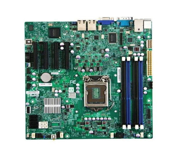 X9SCM - Supermicro Supports Xeon E31200 Core i3 Pentium Single Socket LGA1155 DDR3 SATA3 PCI-Express 2.0 x8 Micro ATX Server Motherboard