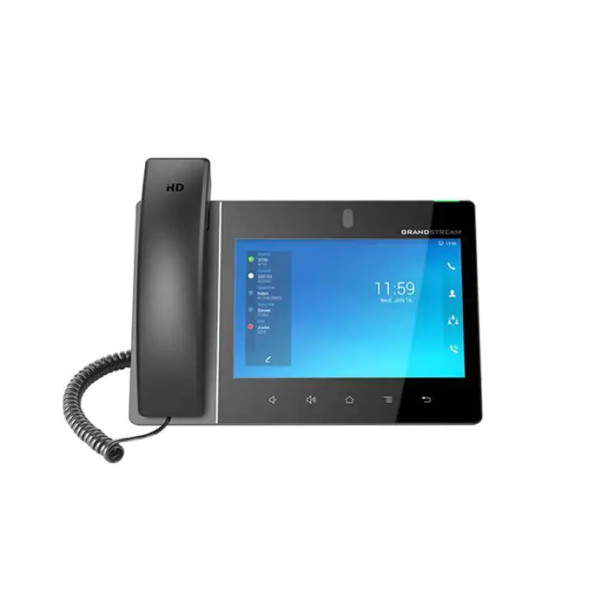 GXV3480 - Grandstream 16-Lines Dual-Port Ethernet 8-inch Multi-Touch Screen Bluetooth Wi-Fi Video VoIP Phone