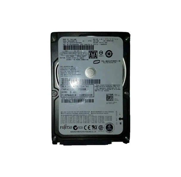 CA07018-B30700DL - Fujitsu 250GB 5400RPM SATA 3Gb/s 8MB Cache 2.5-inch Hard Drive