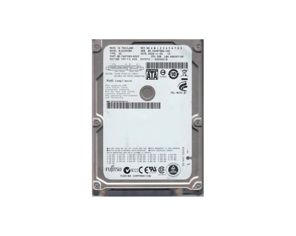 CA07083-B325 - Fujitsu 250GB 5400RPM SATA 3Gb/s 8MB Cache 2.5-inch Hard Drive