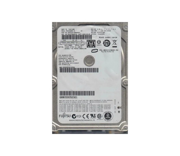 CA07018-B368000T - Fujitsu 320GB 5400RPM SATA 3Gb/s 8MB Cache 2.5-inch Hard Drive