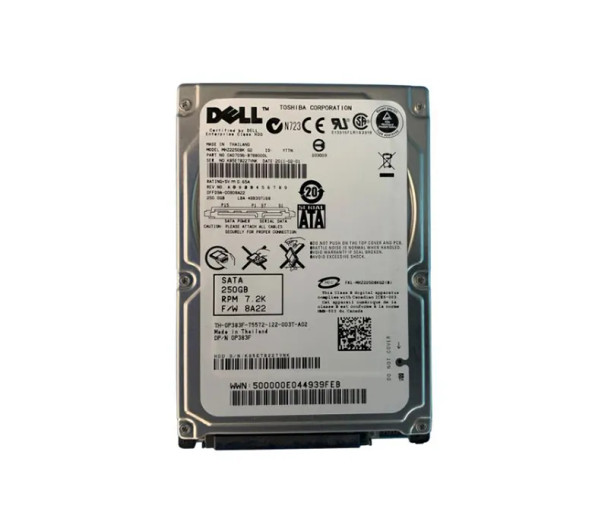 MHZ2250BK - Fujitsu Mobile 250GB 7200RPM SATA 3Gb/s 16MB Cache 2.5-inch Internal Hard Drive
