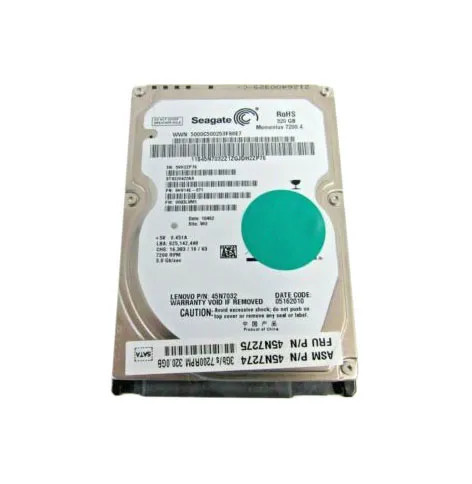 45N7032 - IBM 320GB 7200RPM SATA 3Gb/s 16MB Cache 2.5-inch Hard Drive