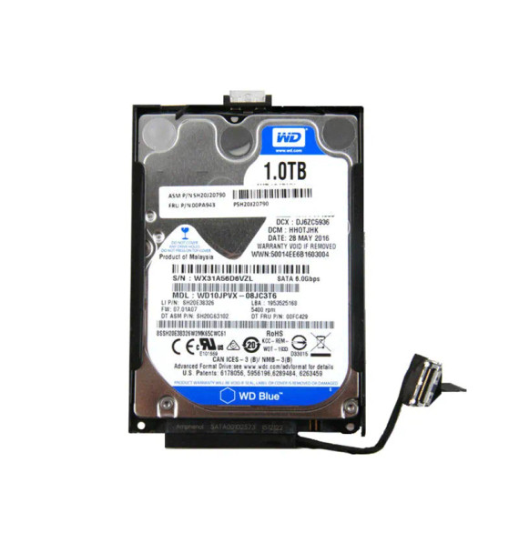 00PA943 - Lenovo 1TB 5400RPM SATA 6Gb/s 8MB Cache 2.5-inch Hard Drive