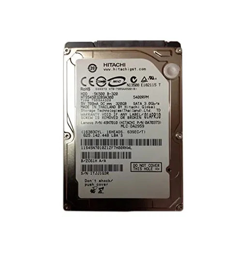 45N7010 - Lenovo 320GB 5400RPM SATA 3Gb/s 8MB Cache 2.5-inch Hard Drive