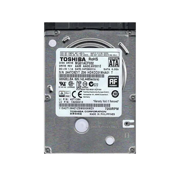 42T1384 - Lenovo 320GB 7200RPM SATA 6Gb/s 2.5-inch Hard Drive