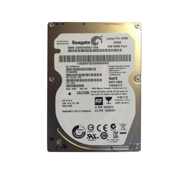 0C65976 - Lenovo 500GB 5400RPM SATA 6Gb/s 2.5-inch Hard Drive