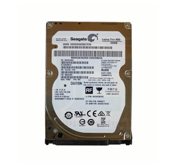ST320LM010 - Seagate Laptop Thin 320GB 7200RPM 32MB Cache SATA 6Gb/s 2.5-inch Hard Drive
