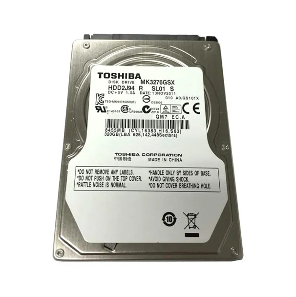 MK3276GSX - Toshiba 320GB 5400RPM 8MB Cache SATA 3Gb/s 2.5-inch Hard Drive