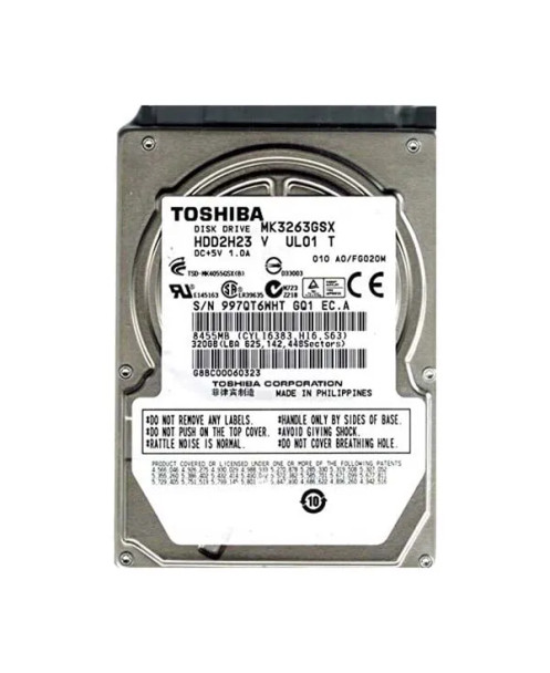 MK3263GSXW - Toshiba 320GB 5400RPM SATA 3Gb/s 2.5-inch Hard Drive