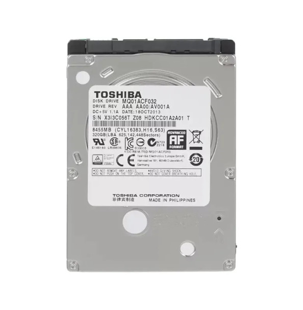 HDKCC01 - Toshiba 320GB 7200RPM SATA 6Gb/s 16MB Cache 2.5-inch Hard Drive