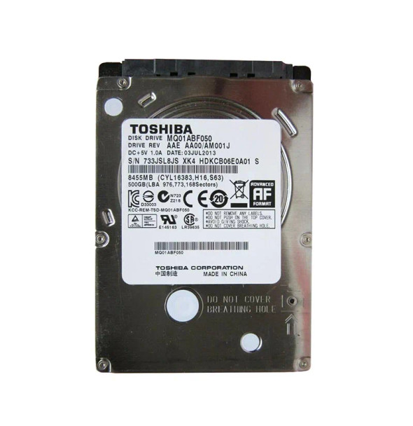HDKCB06 - Toshiba 500GB 5400RPM SATA 6Gb/s 8MB Cache 2.5-inch Hard Drive