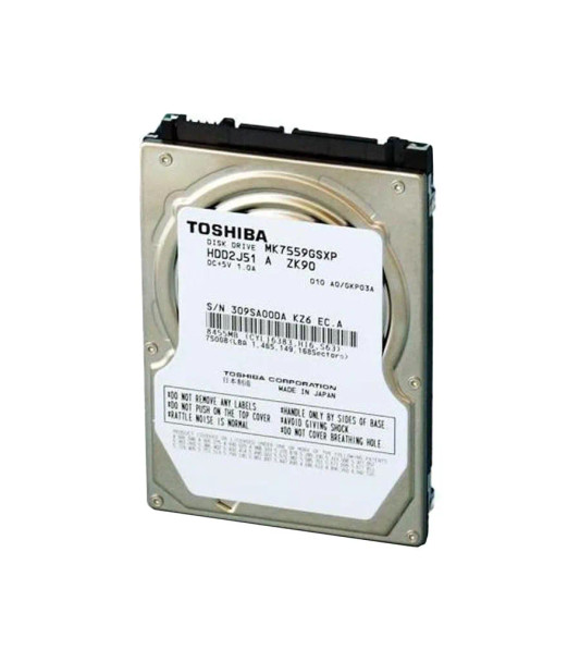 HDD2J51R - Toshiba 750GB 5400PM SATA 3Gb/s 2.5-inch Hard Drive