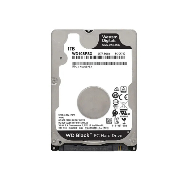 WD10SPSX - Western Digital Black 1TB 7200RPM SATA 6Gb/s 64MB Cache 2.5-inch Hard Drive