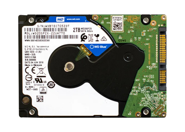 WD20SPZX - Western Digital Blue 2TB 5400RPM SATA 6Gb/s 128MB Cache 2.5-inch Hard Drive