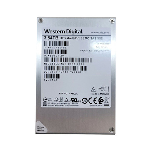 SDLL1MLR-038T-CCA1 - HGST Ultrastar SS200 3.8TB SAS 12Gb/s 2.5-inch Solid State Drive
