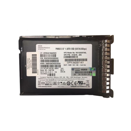 842507-001 - HPE 1.92TB SAS 6Gb/s Read Intensive 2.5-inch Solid State Drive with Smart Carrier