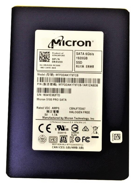 MTFDDAK1T9TCB-1AR1ZABDB - Micron 5100 Pro 1.92TB SATA 6Gb/s Mixed Use TLC 2.5-inch Solid State Drive