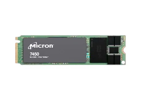 MTFDKBA480TFR-1BC1ZABYY - Micron 7450 PRO 480GB PCI-Express 4.0 x4 NVMe 3D NAND TLC M.2 2280 Solid State Drive
