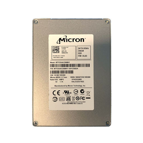 MTFDDAK256MAY-1AH1ZABDA - Micron M550 256GB SATA 6Gb/s MLC 2.5-inch Solid State Drive
