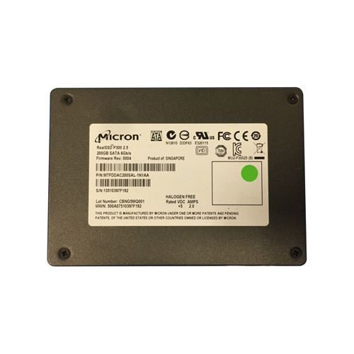 MTFDDAC200SAL-1N1AA - Micron P300 200GB SATA 6Gb/s SLC 2.5-inch Solid State Drive