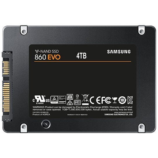 MZ-76E4T0E - Samsung 4TB SATA 6Gb/s 3D V-NAND MLC (AES-256 / TCG Opal) 2.5-inch Solid State Drive