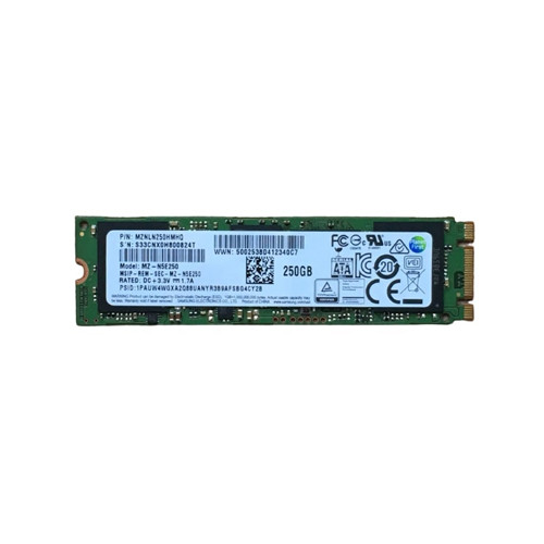 MZ-N5E250 - Samsung 850 EVO 250GB SATA 6Gb/s TLC (AES 256-Bit / TCG Opal 2.0) M.2 2280 Solid State Drive