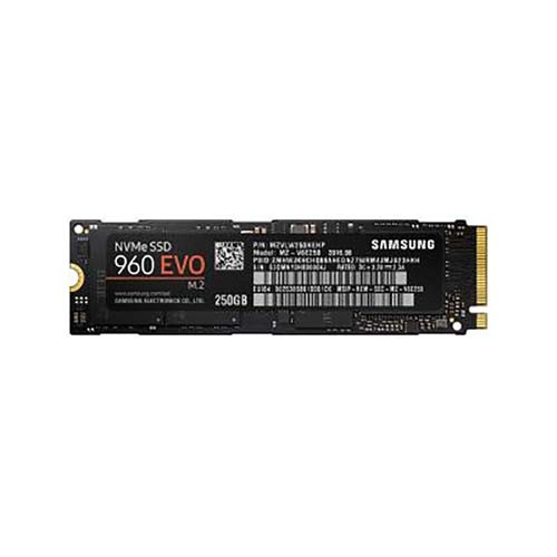 MZ-V6E250BW - Samsung 960 EVO 250GB PCI-Express Gen 3.0 x4 NVMe TLC (AES 256-bit / TCG Opal 2.0) M.2 2280 Solid State Drive