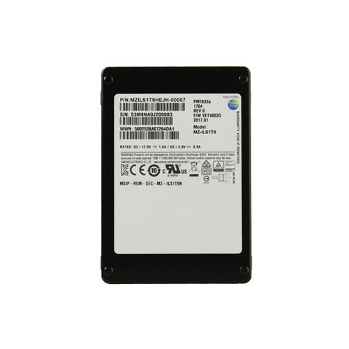 MZILS1T9HEJH-00007 - Samsung PM1633a 1.92TB SAS 12Gb/s Triple level Cell Read Intensive 2.5-inch Solid State Drive