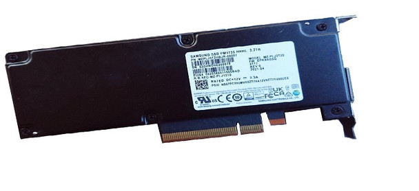 MZ-PLJ3T20 - Samsung PM1735 Series 3.2TB PCI Express NVMe 4.0 x8 Mixed Use HHHL Add in Card Enterprise Solid State Drive Hpe Oem