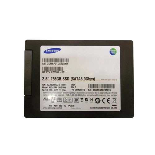 MZ-7PC2560/0H1 - Samsung PM830 Series 256GB SATA 6Gb/s MLC (AES 256-Bit) 2.5-inch Solid State Drive
