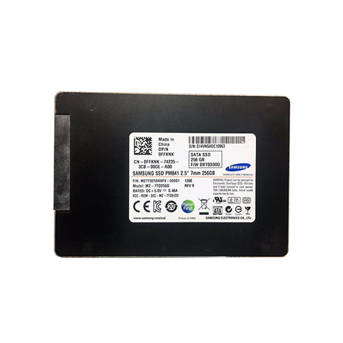 MZ7TD256HAFV-000D1 - Samsung PM841 Series 256GB SATA 6Gb/s TLC (AES 256-Bit) 2.5-inch Solid State Drive