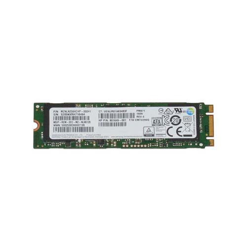 MZNLN256HCHP-000H1 - Samsung PM871 Series 256GB SATA 6Gb/s Triple-Level Cell Mainstream Endurance M.2 2280 Solid State Drive
