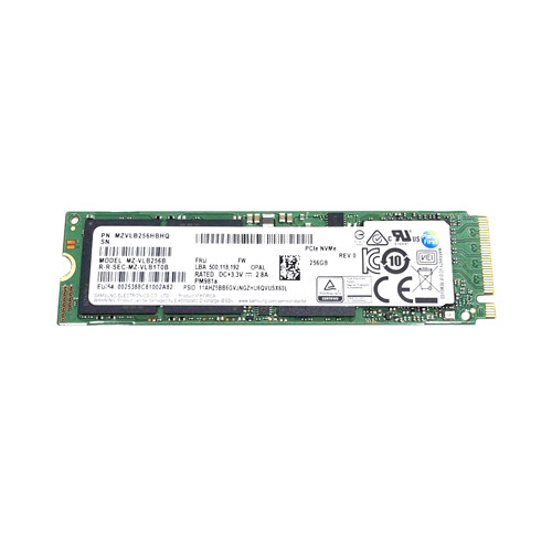 MZVLB256HBHQ - Samsung PM981A Series 256GB Triple-Level Cell PCI Express NVMe 3.0 x4 M.2 2280 Solid State Drive
