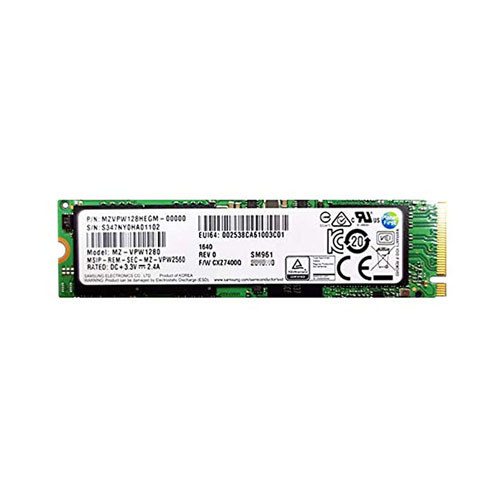 MZVPW128HEGM-00000 - Samsung SM961 Series 128GB PCI-Express Gen 3.0 X4 NVMe MLC M.2 2280 Solid State Drive