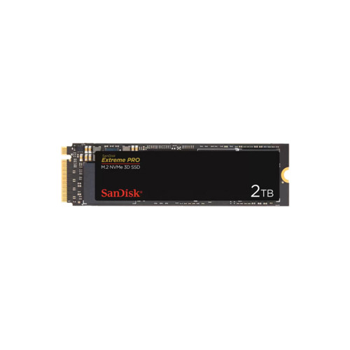 SDSSDXPM2-2T00-G25 - SanDisk Extreme Pro 2TB PCI-Express 3.0 x4 NVMe 3D NAND TLC M.2 2280 Solid State Drive