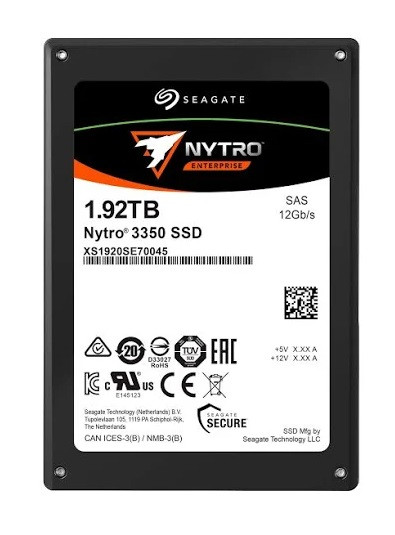 XS1920SE70045 - Seagate Nytro 3350 1.92TB ETriple-Level Cell 3D SAS 12Gb/s 2.5-inch 15mm Solid State Drive