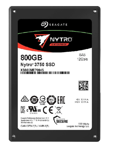 XS800ME70045 - Seagate Nytro 3750 800GB ESAS 12Gb/s Triple-Level Cell 3D 2.5-inch 15mm Solid State Drive
