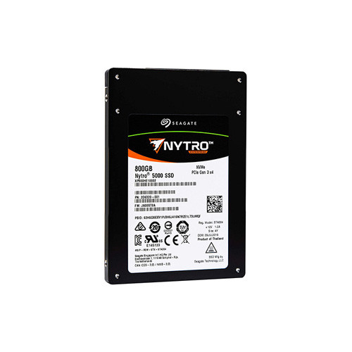 XP800HE10002 - Seagate Nytro 5000 800GB PCI-Express 3.0 x4 NVMe Endurance Read Intensive 3D NAND cMLC (SED) 2.5-inch Solid State Drive