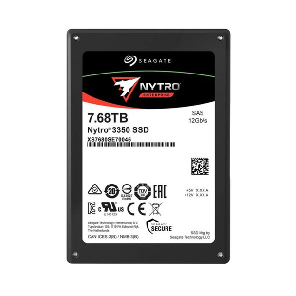 XP7680SE70065 - Seagate Nytro 5350s 7.68TB ETriple-Level Cell 3D NAND PCI Express x 4 Nvme 2.5-inch 15mm Solid State Drive