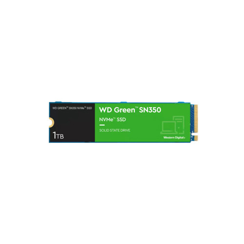 WDS100T3G0C - Western Digital Green SN350 1TB PCI Express 3.0 X4 NVMe 3D NAND QLC M.2 2280 Solid State Drive