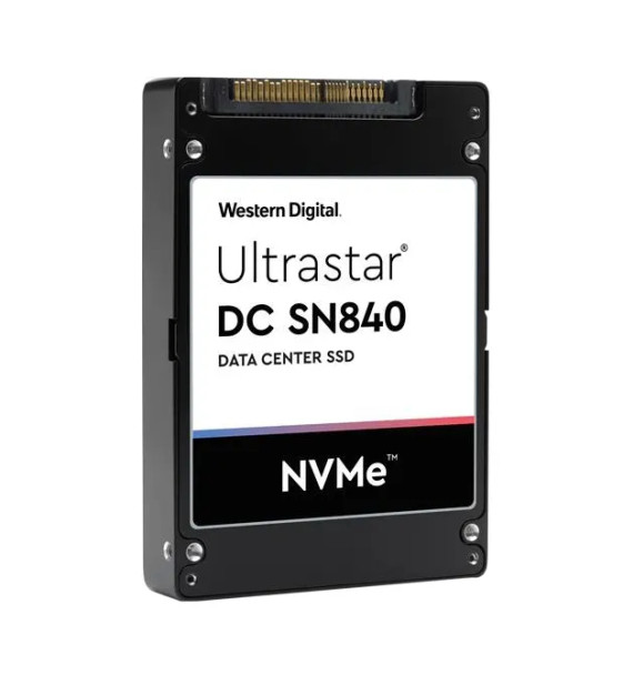WUS4BA176DSP3X1 - Western Digital Ultrastar DC SN840 Series 7.68TB Triple-Level Cell PCI Express NVMe 3.1 x4 3D NAND (SE Encryption) U.2 2.5-inch Solid State Drive