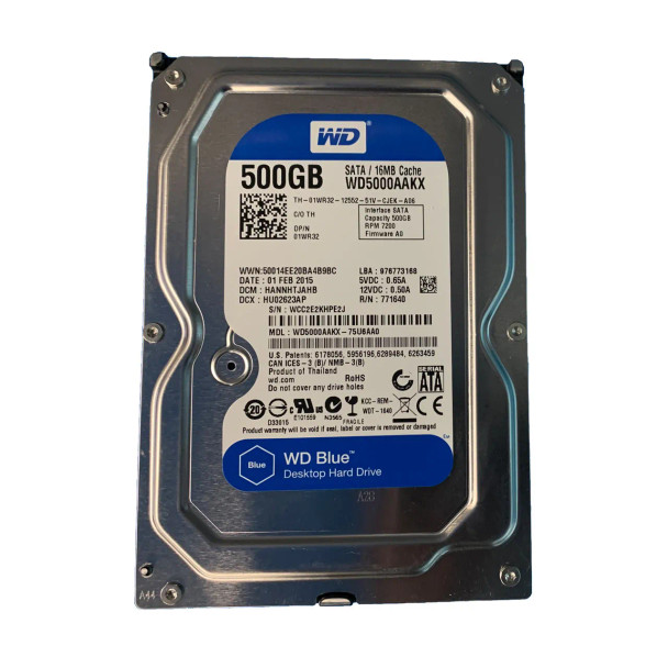 1WR32 - Dell 500GB 7200RPM SATA 3Gb/s 16MB Cache 3.5-inch Hard Drive