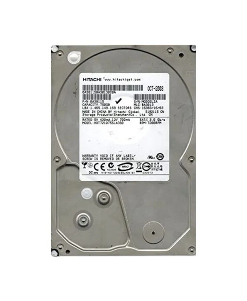 0A38115 - HGST Deskstar 7K1000.B 750GB 7200RPM SATA 3Gb/s 16MB Cache 3.5-inch Hard Drive