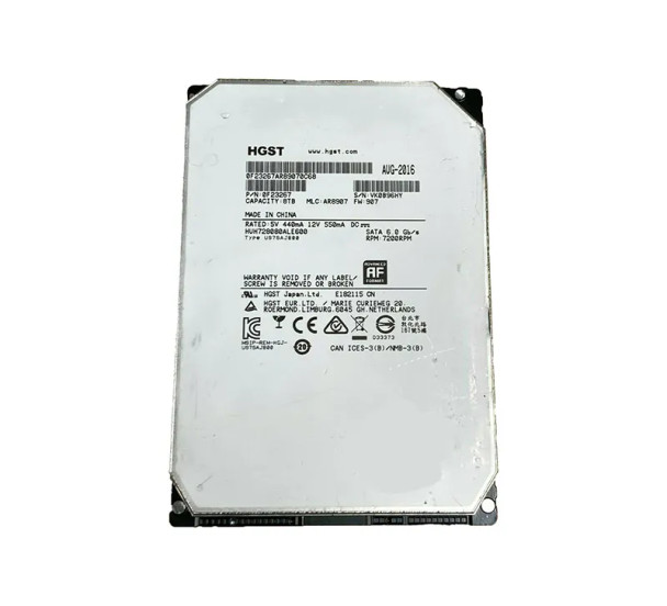 0F23267 - HGST Ultrastar He8 8TB 7200RPM SATA 6Gb/s 128MB Cache (ISE / 512e) 3.5-inch Hard Drive