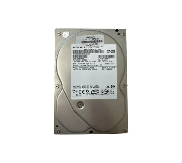 0A35399 - Hitachi Deskstar P7K500 250GB 7200RPM SATA 3Gb/s 8MB Cache 3.5-inch Hard Drive