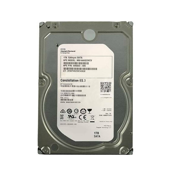 695503-005 - HP 1TB 7200RPM SATA 6Gb/s 3.5-inch Midline Hard Drive