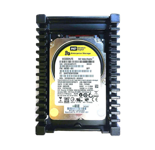 519251-001 - HP 300GB 10000RPM SATA 6Gb/s 32MB Cache 3.5-inch Hard Drive